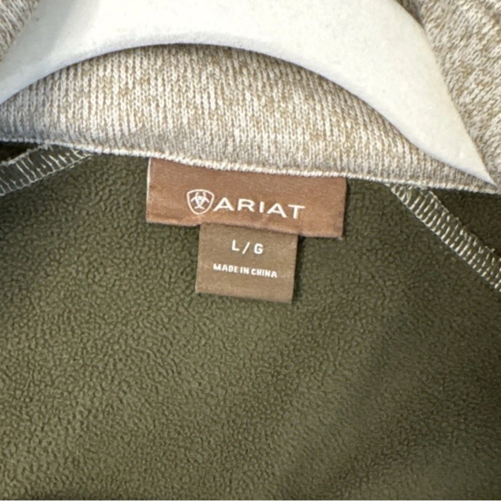 Ariat Regency Womens Full Zip Fleece Jacket Asymmetrical Zip L - Picture 3 of 3